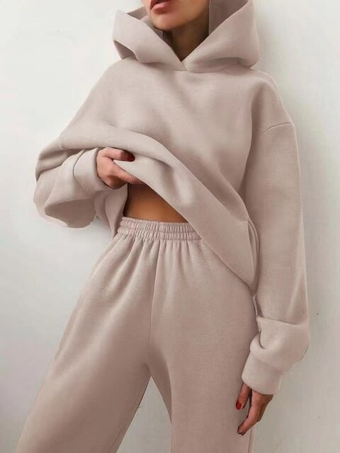 Komplet træningsdragt med oversized hættetrøje™