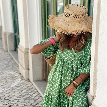 Cubana™ | Trendy og behagelig lang kjole